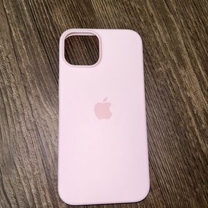 iPhone 14 Apple Case in Pink Sands